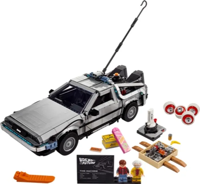 Back to the Future Time Machine 10300 | LEGO® Icons | Buy online at the Official LEGO® Shop US 