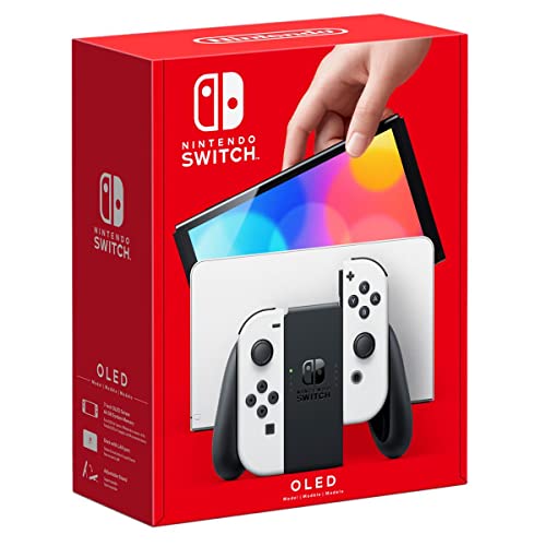 Nintendo Switch – OLED Model w/ White Joy-Con - White - Console
