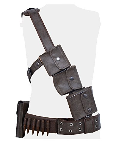 miccostumes Men's Survivor Cosplay Belts Set - women large