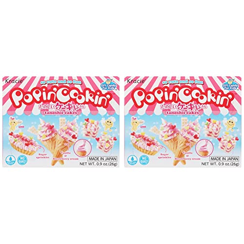Kracie Popin' Cookin' Diy Candy for Kids, Cake Kit, 0.9 Ounce (Pack of 2) - 0.9 Ounce (Pack of 2)