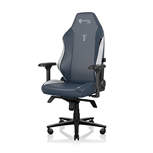 Secretlab Titan Evo 2022 Royal Gaming Chair - Reclining, Ergonomic & Heavy Duty Computer Chair with 4D Armrests, Magnetic Head Pillow & Lumbar Support - Big and Tall Up to 395 lbs - Blue - PU Leather - Royal - X-Large