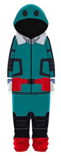 Skycos Unisex Anime Hero Academia Pajamas BNHA 3D Print Hooded Onesie MHA Hoodie Tracksuit Halloween Party Cosplay Costume - X-Large - Color 5