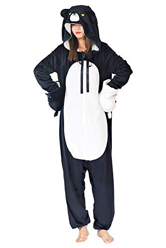Pexlaxy Kuma Kuma Kuma Bear Yuna Onesies Pajamas Outfit Yuna Bear Cosplay Costume Robe Suit - XX-Large Yuna