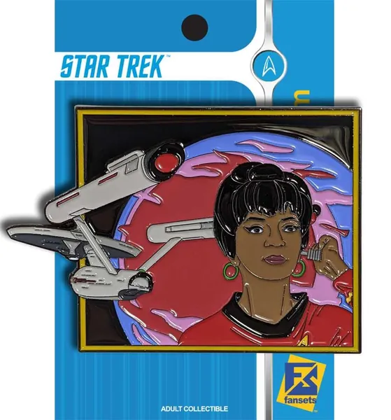Star Trek UHURA NICHELLE NICHOLS Farewell Licensed FanSets MicroCrew Collectorβs Pin