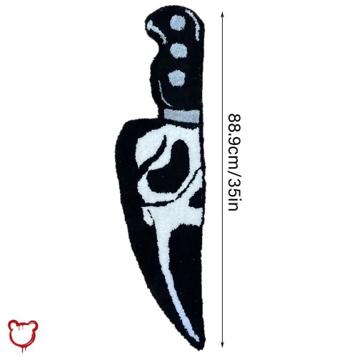 Black Ghost Rug - 88.9CM