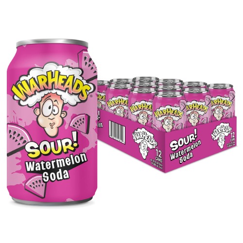 Warhead Watermelon Soda 355 ml (Pack of 12)