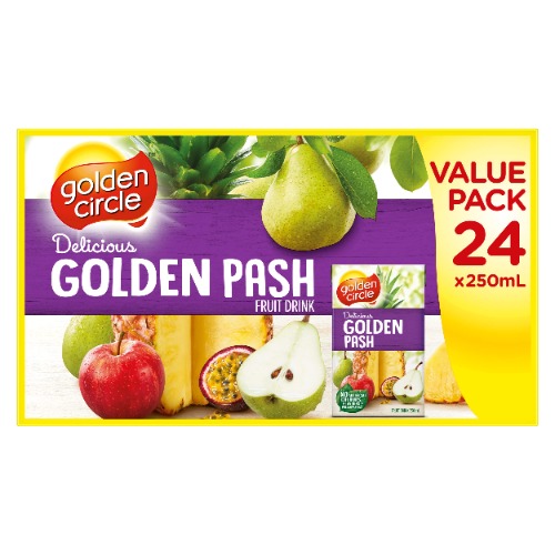 Golden Circle® Golden Pash Fruit Drink Value Pack 24x250mL