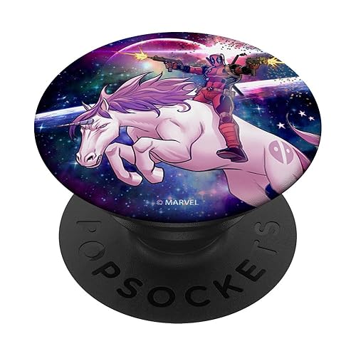 Marvel Deadpool Space Unicorn Tacos PopSockets Standard PopGrip - Standard