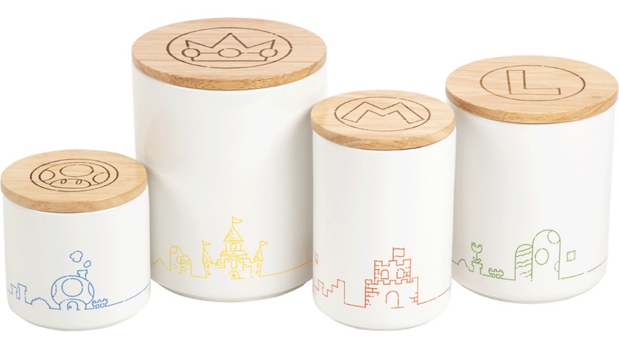 Super Mario™ Home Collection - Ceramic Containers (Set of 4)