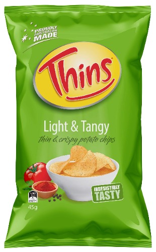 Thins Potato Chips, 18 x 45 g