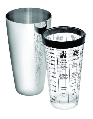 Avanti Boston Shaker, 510 ml Capacity Silver
