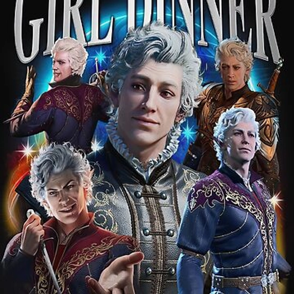  -ˋˏ [ Astarion Girl Dinner Classic T-Shirt ] ˎˊ-