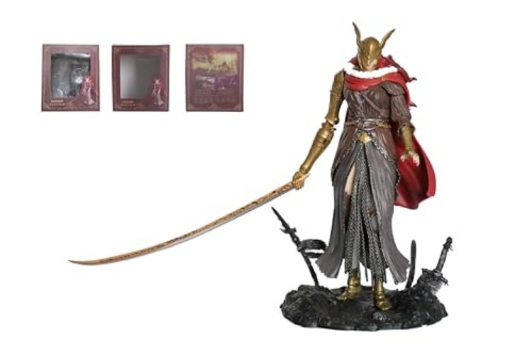 Malenia Elden Ring Figure, Malenia 24cm / 9.4inch PVC Statue of Game Characters, No Need to Install The Base, Gift for Game Lovers, Suitable Elden Ring Game Fans Collection