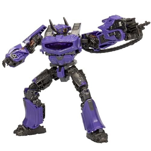 Transformers Toys Studio Series Voyager Bumblebee 110 Shockwave, 6.5-inch Converting Action Figure, 8+
