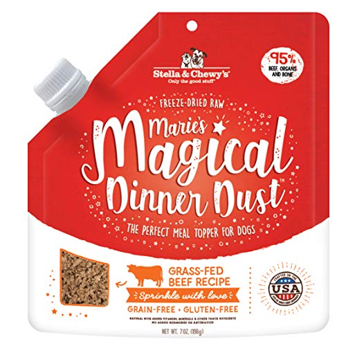 Stella & Chewy’s Freeze-Dried Raw Marie's Magical Dinner Dust – Protein Rich, Grain Free Dog & Puppy Food Topper – What's Shak'n Bak'n Recipe – 7 oz Bag - Duck Duck Goose 7 Ounce (Pack of 1)