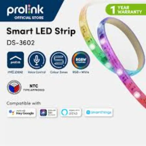 Prolink 2M Smart RGB Strip Light WiFi Multi Color Dimmable LED