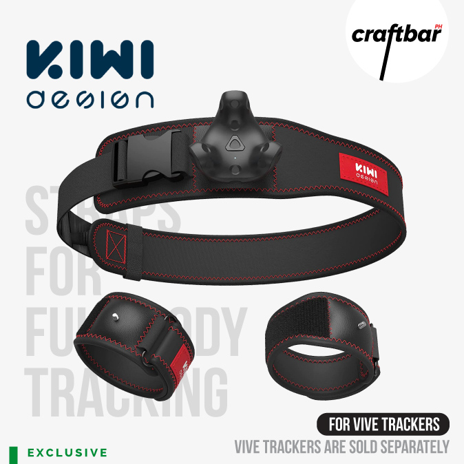 KIWI Design 3-in-1 Tracker Straps for HTC VIVE Trackers