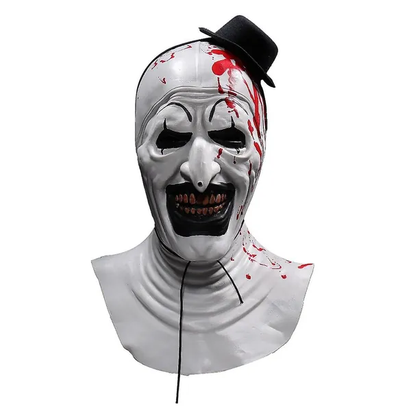 Bloody Terrifier Art The Clown Mask Cosplay Creepy Horror Demon Evi...