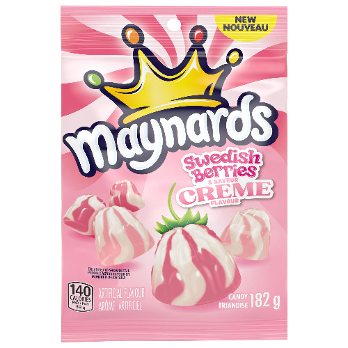 Maynards Swedish Berries & Crème Candy 182G - 
