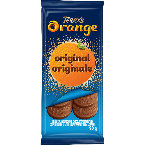 Terry's Orange - Original Bar - Orange Flavoured Milk Chocolatey Confection, 90 Grams - Milk