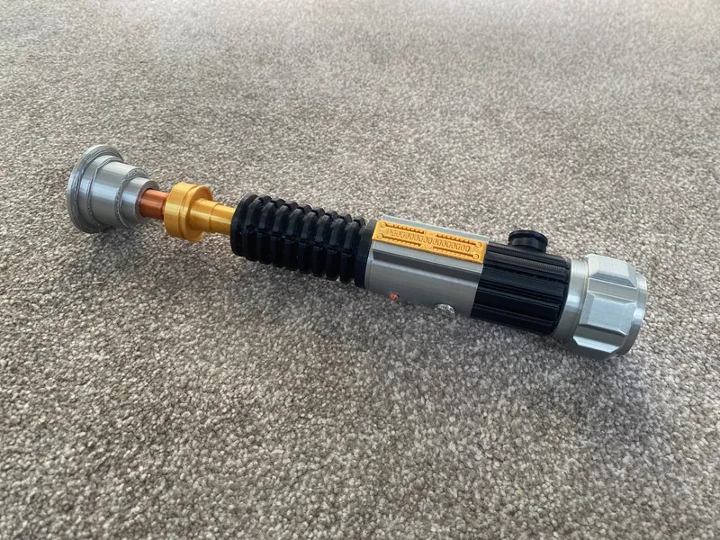 Star Wars Obi-Wan Kenobi Revenge Of the Sith Screen accurate Replica,  3D printed Lightsaber