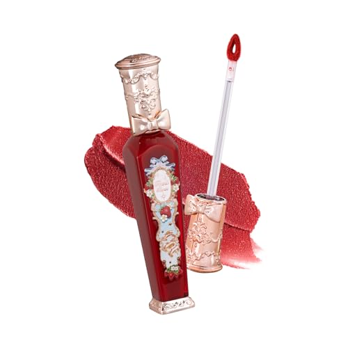 Flower Knows Strawberry Rococo Cloud Lip Cream Matte Liquid Lipstick-Long Lasting&Highly Pigmented Lip Stain -Velvety Waterproof Lip Makeup for Girls&Women-0.12 Fl Oz,1 Count(S09 Strawberry Crown) - 0.12 Fl Oz (Pack of 1) - S09 Strawberry Crown