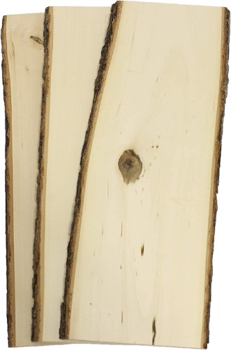 Walnut Hollow Basswood Country Extra Long for Woodburning, Home Décor, Signs and Rustic Weddings (3 Pack) Live Edge Plank - Extra Long