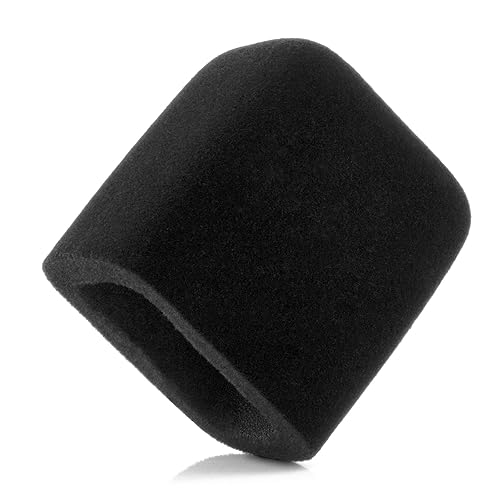 LEFXMOPHY AM8 Pop Filter, Windscreen Compatible with FIFINE AM8 Microphone Replacement Flocked Protector Black Cover