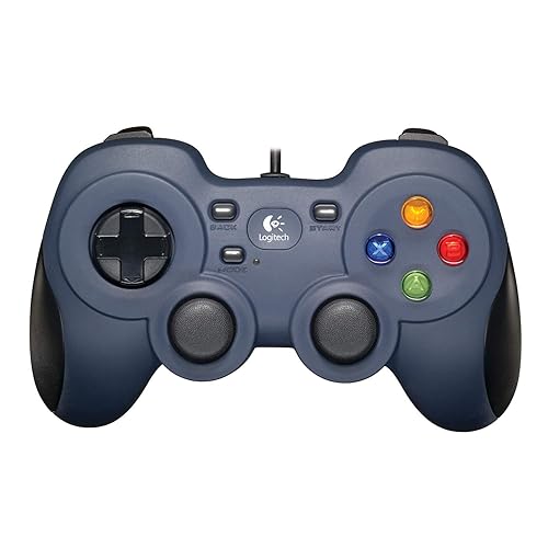 Logitech G F310 Wired Gamepad Controller Console Like Layout 4 Switch D-Pad PC - Blue/Black - Blue, Black