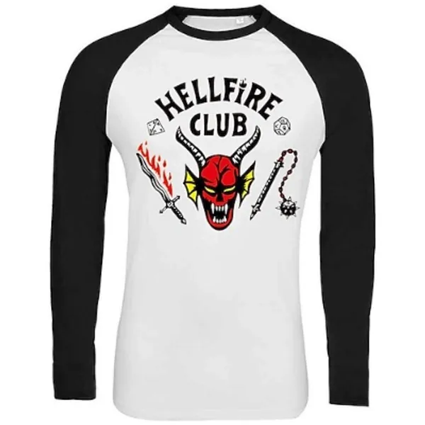 Inspired by Stranger Things Hellfire Club T-shirt Anime Terylene Anime Harajuku Graphic Kawaii T-shirt For All 2022 - £ 14.41