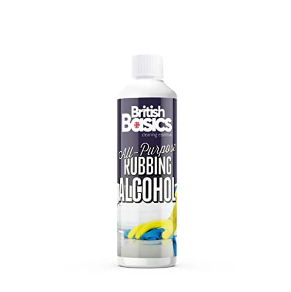BritishBasics All Purpose Rubbing Alcohol | Isopropyl 99% Pure Isopropanol IPA for Cleaning 500ml