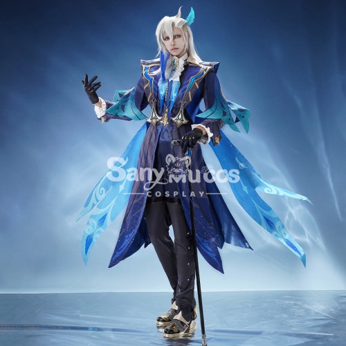 【48H To Ship】Game Genshin Impact Cosplay Neuvillette Cosplay Costume Premium Edition - XL