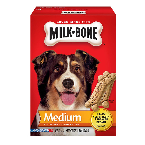 Milk-Bone Original Dog Treats Biscuits for Medium Dogs, 24 Ounces