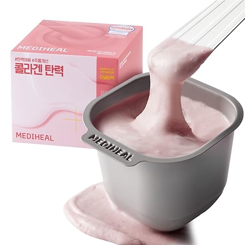 Mediheal Derma Modeling Pack Colllagen*2 - Modeling Mask for Filling Elasticity For Glowing Skin - Easy DIY Home Spa Kits, Hydrating Icy Jelly Mask For Skin Refreshment - 0.99 Ounce (Pack of 2) - Collagen X2
