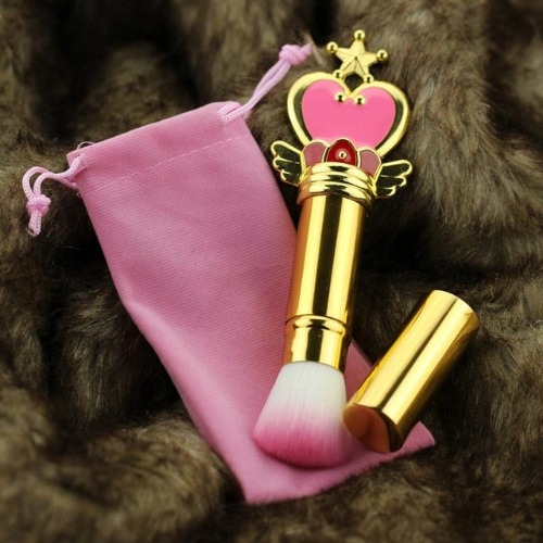 Magical Girl Wand Brushes - Gold & Pink Brush