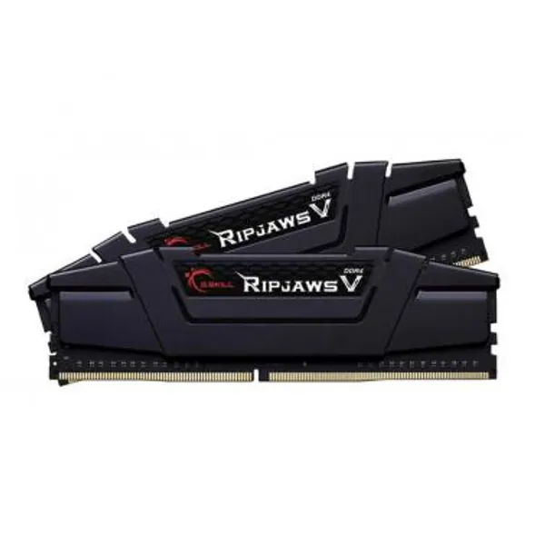 G Skill 32GB (2X16G)F4-3200C16D-32GVK RipJaws V 3200MHz DDR4 RAM - Black - Umart.com.au
