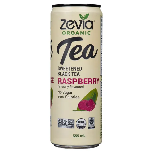 Zevia Raspberry Black Tea 12x355ml - 