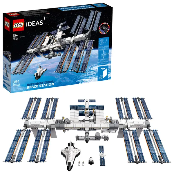 LEGO Ideas International Space Station 21321 Building Kit, Adult LEGO Set for Display, Makes a Great Birthday Present, New 2020 (864 Pieces)