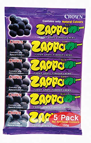 Zappos Grape 5 Pack 130g