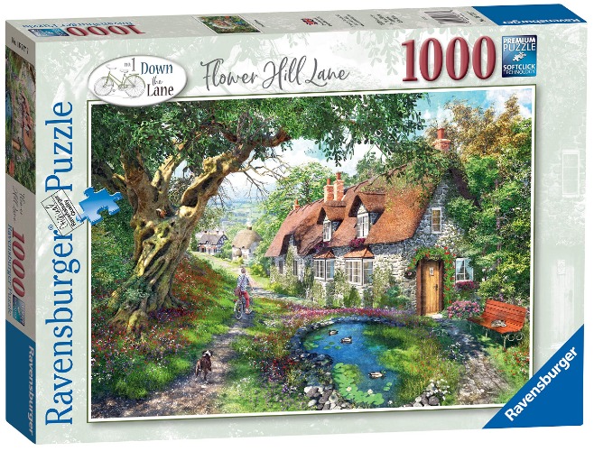 1000 Piece Puzzle - Flower Hill Lane