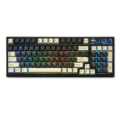 YUNZII YZ98 Mechanical Gaming Keyboard | Black / YUNZII Cocoa Cream V2 Switch