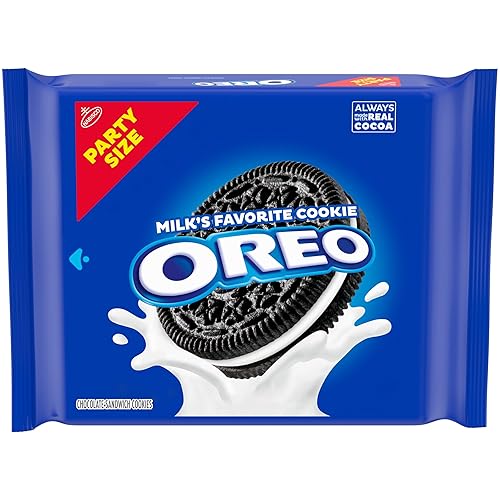 OREO Chocolate Sandwich Cookies, Party Size, 24.16 oz