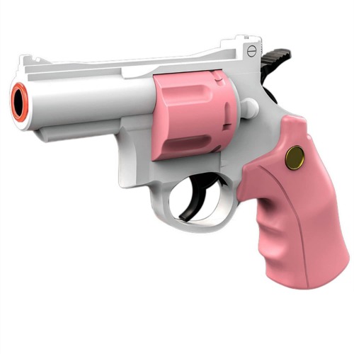 Revolver Toy, Can Fire Soft Foam Refill Bullets,Shooting Toys for Age of 6 7 8 9 10+ Years Old Kid Boys Girls (Pink) - Pink