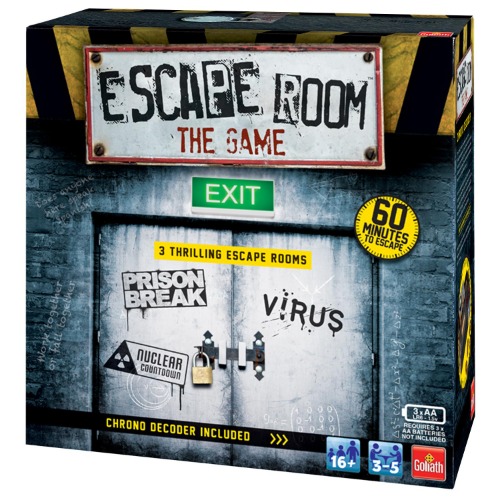 Escape Room: The Game - Vol. 1, 3 Thrilling Escape Rooms in Your Own Home!, Board Games for Adults, For 3-5 Players, Ages 16+ - Escape room
