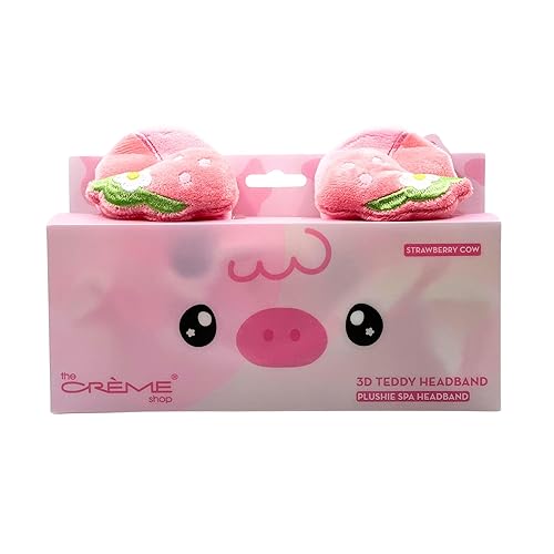 The Crème Shop Spa Headband Strrawberry Cow