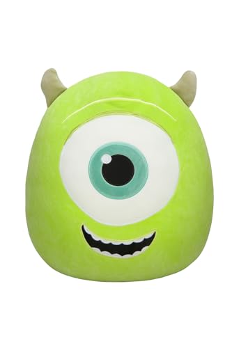 Disney and Pixar 14-inch Mike Wazowski Plush - Add Mike Wazowski to your Squad, Ultrasoft Stuffed Animal Large Plush, Official Kelly Toy Plush - Mike Wazowski