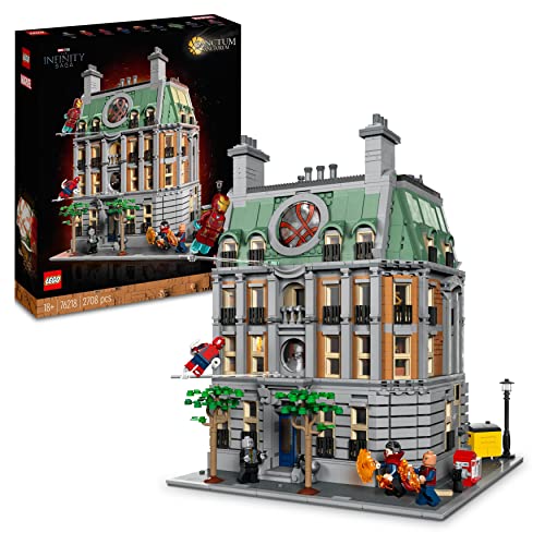 LEGO Marvel Sanctum Sanctorum, 3-Storey Modular Building Set, with Doctor Strange and Iron Man Minifigures, Infinity Saga Collectible 76218 - Single