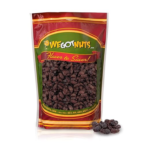 Dried Dark Raisins, 5 lb in Resealable Bag • Natural and Healthy Snack, Premium Quality - Rasins (Dried Grapes) - 5 Pound (Pack of 1)