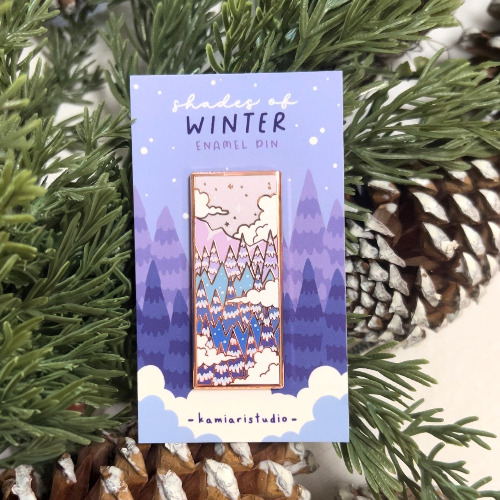 Shades of Winter Enamel Pin | Default Title