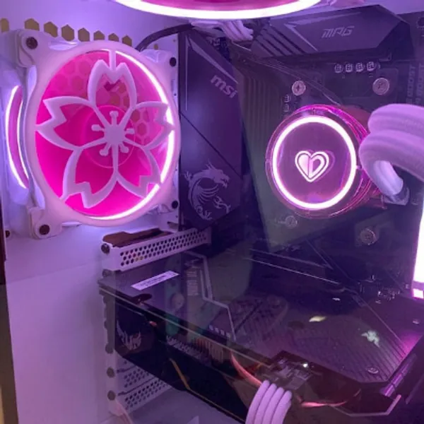 Sakura Cherry Blossom Logo V2 Gaming Computer Fan Shroud / | Etsy UK